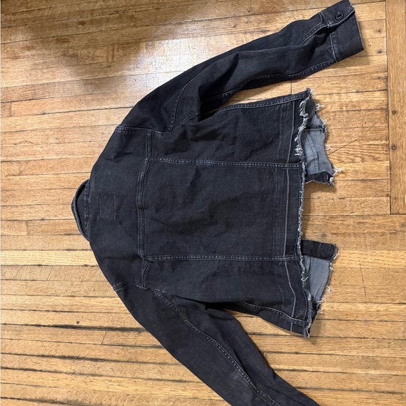 Banana Republic Charcoal Denim Jacket - Picture 3 of 3
